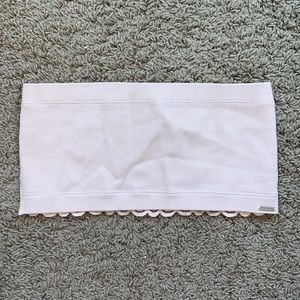 gilly hicks by hollister pink lacy bandeau